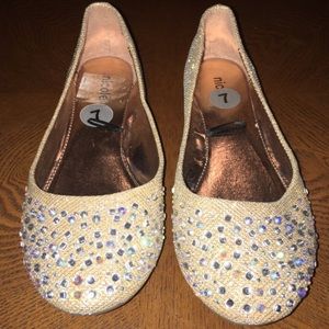Sparkly flats